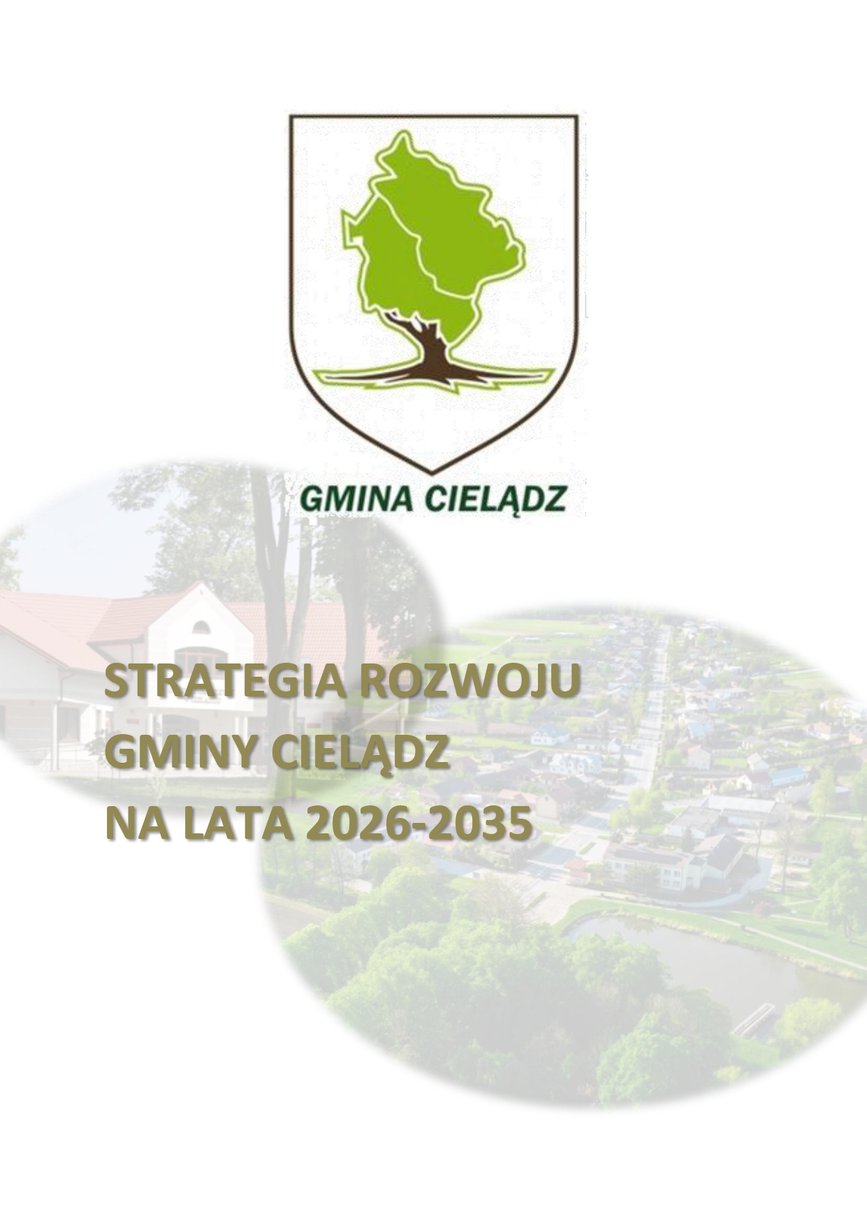 Strona tytułowa Strategii Rozwoju gminy Cielądz