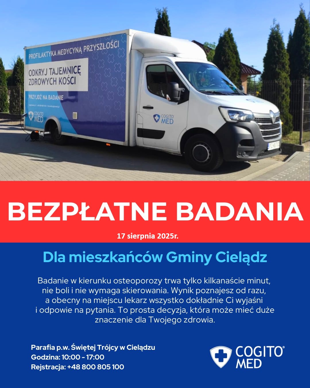 Badania 17.08.2025r. w Cielądzu